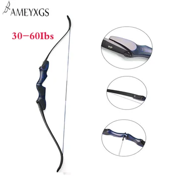 60Inch Archery Recurve Bow Right Hand 30-60Ibs Blue Bow Dyneema String For Hunting Shooting Accessories
60Inch Archery Recurve Bow Right Hand 30-60Ibs Blue Bow Dyneema String For Hunting Shooting Accessories