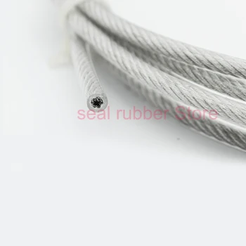 5 Meters PVC Coated Flexible Wire Rope soft Cable Transparent Stainless Steel Clothesline Diameter 1mm 1.5mm 2mm 3mm 4mm 5mm 6mm
5 Meters PVC Coated Flexible Wire Rope soft Cable Transparent Stainless Steel Clothesline Diameter 1mm 1.5mm 2mm 3mm 4mm 5mm 6mm