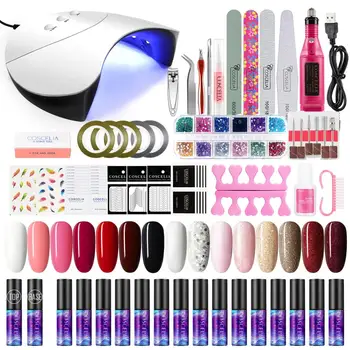 Nail Set UV LED Lamp Dryer With 10/15 pcs Soak Off Nail Gel Polish Set All For Manicure Kit Manicurte Machine Nail Tools
Nail Set UV LED Lamp Dryer With 10/15 pcs Soak Off Nail Gel Polish Set All For Manicure Kit Manicurte Machine Nail Tools