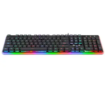 Rdragon K509 Gaming Keyboard with Side Light LED RGB Backlit Low Profile Mechanical Feeling illuminated keyboard
Rdragon K509 Gaming Keyboard with Side Light LED RGB Backlit Low Profile Mechanical Feeling illuminated keyboard