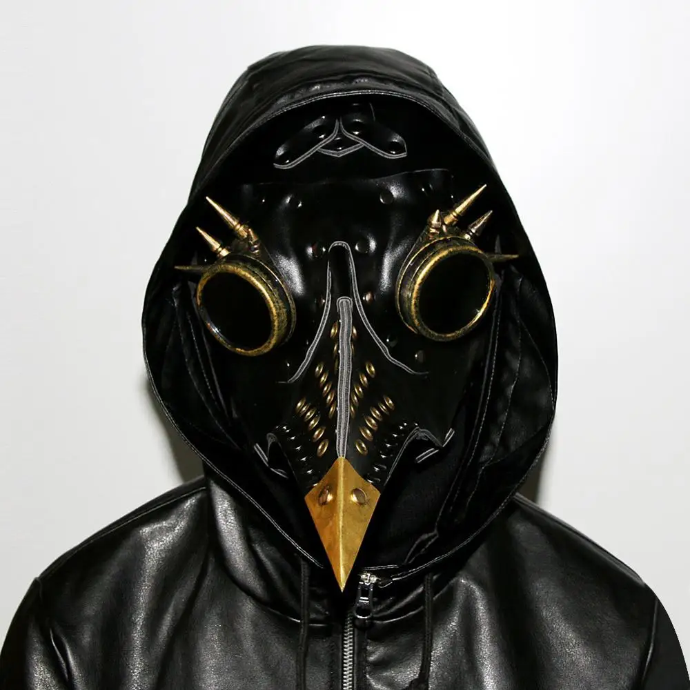 Steampunk Plague Doctor Mask Long Nose Bird Mask Cosplay Fancy Mask Exclusive Gothic Retro Rock Leather Halloween Mask
Steampunk Plague Doctor Mask Long Nose Bird Mask Cosplay Fancy Mask Exclusive Gothic Retro Rock Leather Halloween Mask
