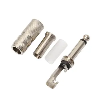 6.35MM Male Mono Monaural Audio Cable Connector Plug Mono Amplifier Plug Earphone Accessories Kits Metal 75mm ONLENY 
6.35MM Male Mono Monaural Audio Cable Connector Plug Mono Amplifier Plug Earphone Accessories Kits Metal 75mm ONLENY