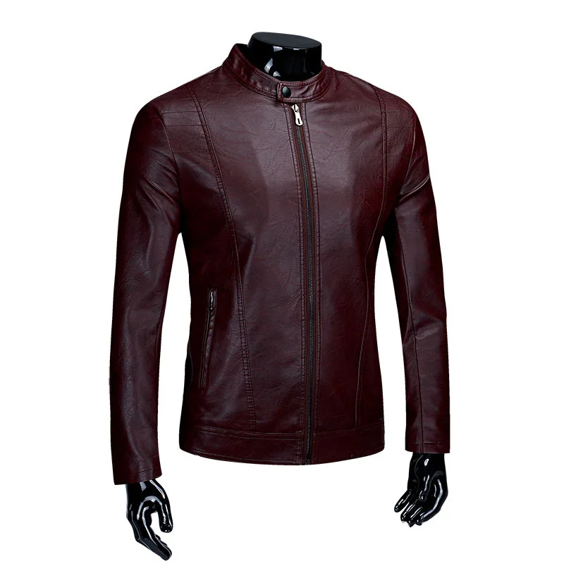 2017 New Style Biker Leather Jacket Coat Korean-style plus Velvet Stand Collar MEN'S Leather Coat Fashion Man PU Leather Casual
2017 New Style Biker Leather Jacket Coat Korean-style plus Velvet Stand Collar MEN'S Leather Coat Fashion Man PU Leather Casual