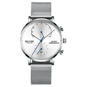 BELUSHI Men Watches Fashion Brand Waterproof Sport Quartz Watch Man Casual Stainless Steel Mesh Clocks Male Relogio Masculino
BELUSHI Men Watches Fashion Brand Waterproof Sport Quartz Watch Man Casual Stainless Steel Mesh Clocks Male Relogio Masculino