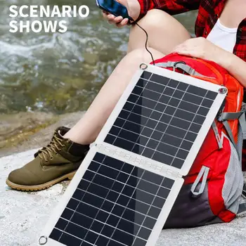 Solar Panel Solar Cells Solar Charging Equipment Portable Reusable Durable Environmental USB Port Polysilicon 60W 18V/12V
Solar Panel Solar Cells Solar Charging Equipment Portable Reusable Durable Environmental USB Port Polysilicon 60W 18V/12V