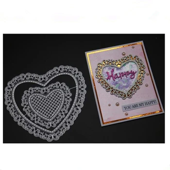 YINISE Metal Cutting Dies For Scrapbooking Stencils Love Heart Frame DIY Paper Album Cards Making Embossing Folders Die Cuts CUT
YINISE Metal Cutting Dies For Scrapbooking Stencils Love Heart Frame DIY Paper Album Cards Making Embossing Folders Die Cuts CUT