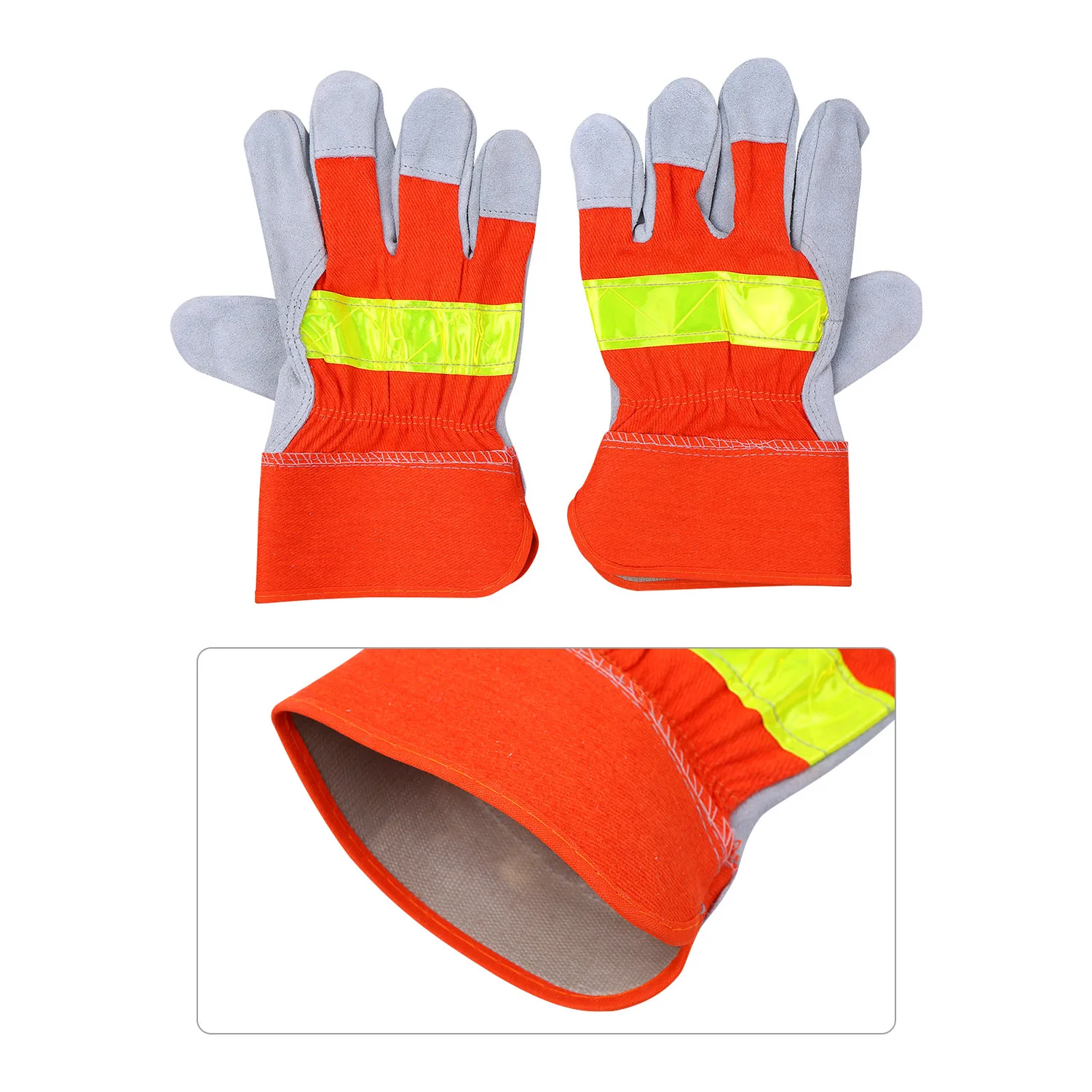 14-inch Welding Gloves With Reflective Gloves Cowhide Welding Coat Heavy Industrial Glove Safety Sport Glove
14-inch Welding Gloves With Reflective Gloves Cowhide Welding Coat Heavy Industrial Glove Safety Sport Glove
