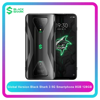

Black Shark 3 Global Version 5G телефон 8GB RAM 128GB ROM Snapdragon 865 OTA Upgrade 64MP Triple Camera Gaming смартфон