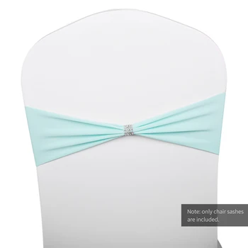 New 50pcs Wedding Chair Sashes Elastic Chair Covers Bow Sash Covers Decor Stretch Chair Band Wedding Decoration 
New 50pcs Wedding Chair Sashes Elastic Chair Covers Bow Sash Covers Decor Stretch Chair Band Wedding Decoration