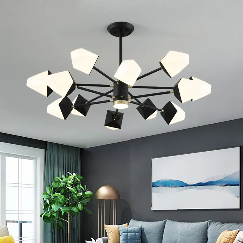 Modern Nordic Living Room Led Chandelier Lights Simple Bedroom Dining Study Hanging Lamps Fashion Creative Home Deco Lighting
Modern Nordic Living Room Led Chandelier Lights Simple Bedroom Dining Study Hanging Lamps Fashion Creative Home Deco Lighting
