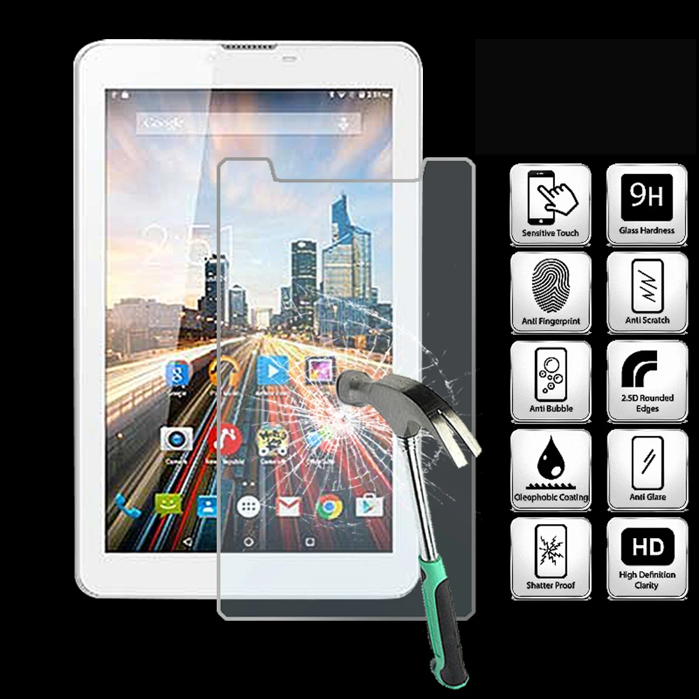 For ARCHOS 70b Helium Tablet Tempered Glass Screen Protector Cover Explosion-Proof Anti-Scratch Screen Film
For ARCHOS 70b Helium Tablet Tempered Glass Screen Protector Cover Explosion-Proof Anti-Scratch Screen Film