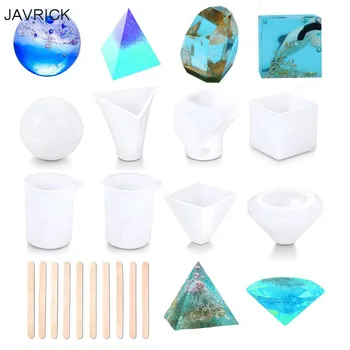 Silicone Resin Molds 18Pcs DIY Casting Molds for Resin Epoxy Candle Wax Soap
Silicone Resin Molds 18Pcs DIY Casting Molds for Resin Epoxy Candle Wax Soap