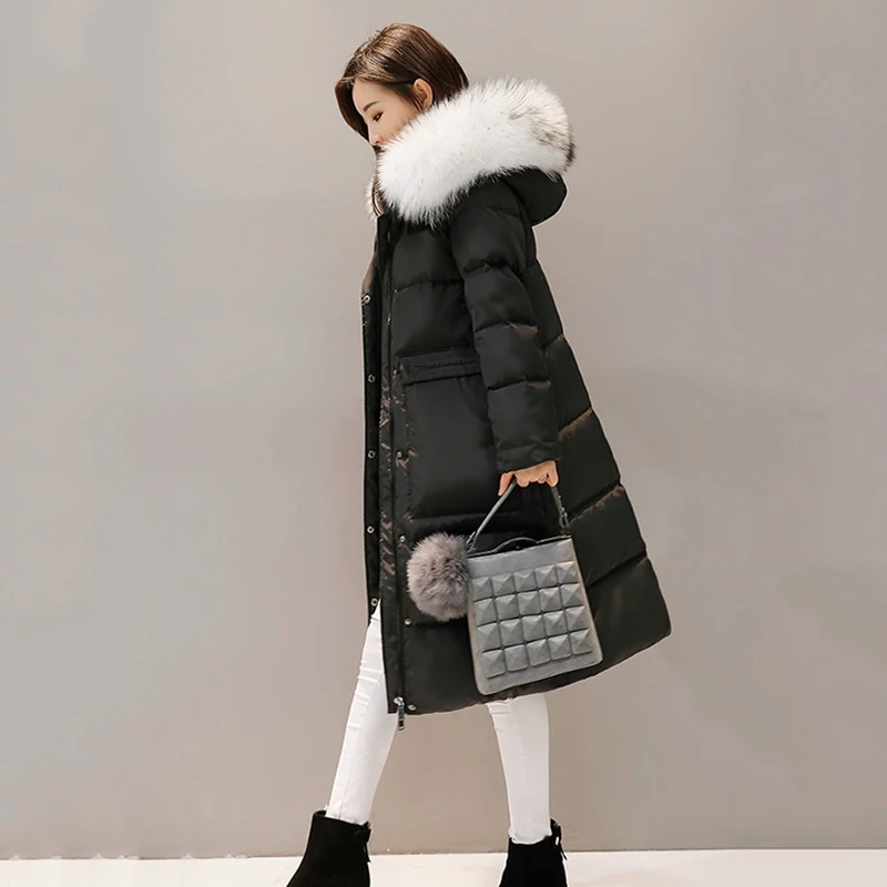 Hot Sale Big fur Collar Women Down Jacket Winter 2018 New Warm long Overcoat Casual Hooded Outwear Snow Wear Thick Coat S-3XL
Hot Sale Big fur Collar Women Down Jacket Winter 2018 New Warm long Overcoat Casual Hooded Outwear Snow Wear Thick Coat S-3XL