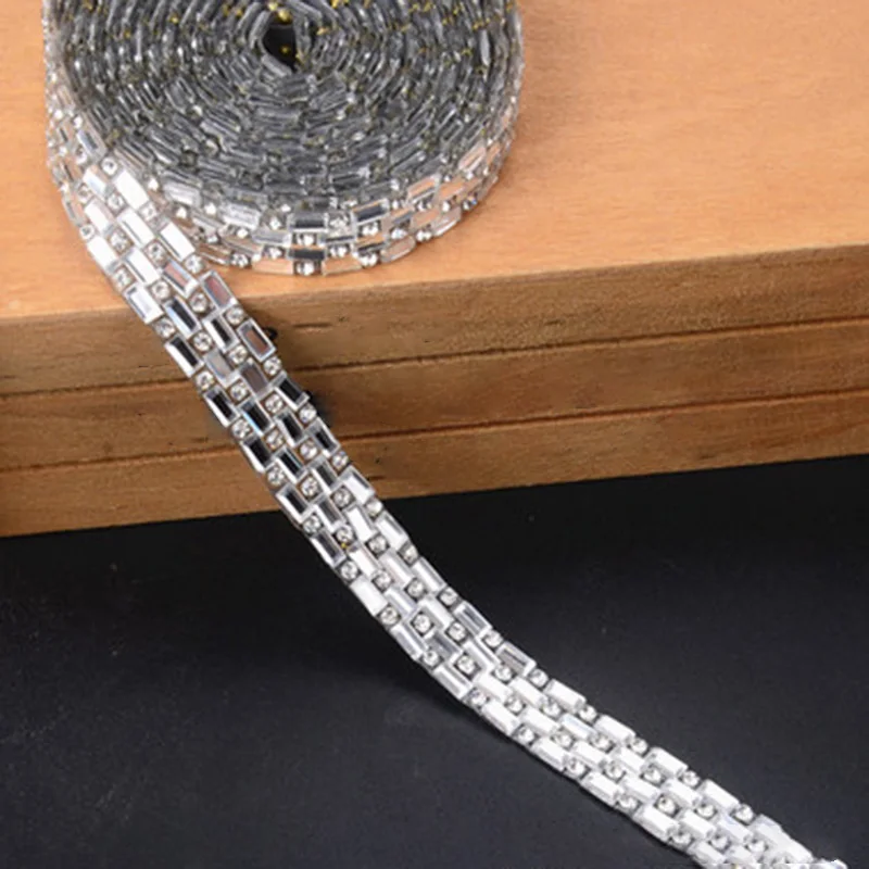 Rhinestone Ribbon Beaded Trim Bridal 3.3 foot Silver On Applique Embellishments New Brand new Durable
Rhinestone Ribbon Beaded Trim Bridal 3.3 foot Silver On Applique Embellishments New Brand new Durable