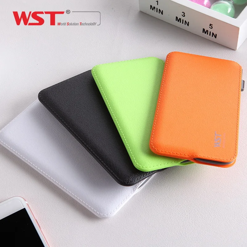 Customized Gifts Ultra-Thin Card Type Power Bank 4000 Miliamps with Line Portable Mini Power Bank Comes with Line
Customized Gifts Ultra-Thin Card Type Power Bank 4000 Miliamps with Line Portable Mini Power Bank Comes with Line