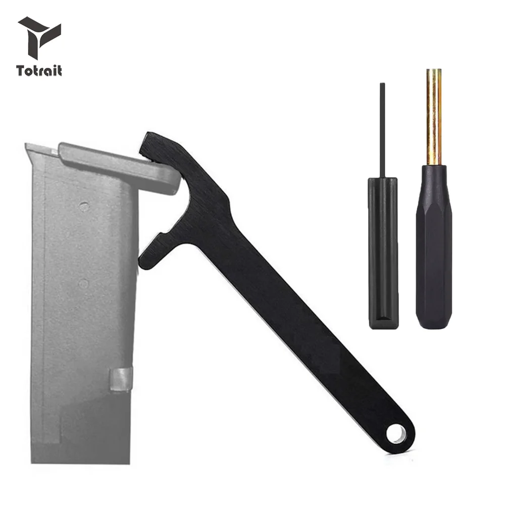 Glock Tool Kit Magazine Plate Disassembly Removal Tool for Glock Mag Front Sight Installation Hex Pin Punch Disassembly Tool
Glock Tool Kit Magazine Plate Disassembly Removal Tool for Glock Mag Front Sight Installation Hex Pin Punch Disassembly Tool