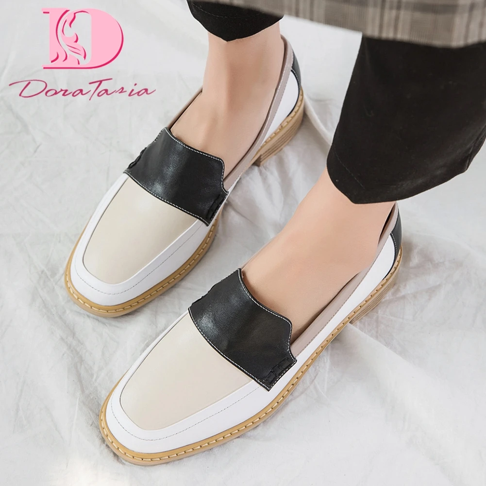 Doratasia New Arrivals Genuine Cow Leather Spring/Autumn Casual Flats Woman Shoes Mix Color Slip On Leisure Shoes Women Flats
Doratasia New Arrivals Genuine Cow Leather Spring/Autumn Casual Flats Woman Shoes Mix Color Slip On Leisure Shoes Women Flats
