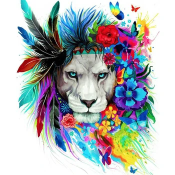 5D DIY Diamond Painting Set Colorful Animal Lion Fox Cross Stitch Full Diamond Embroidery Mosaic Art Picture Rhinestones Decor
5D DIY Diamond Painting Set Colorful Animal Lion Fox Cross Stitch Full Diamond Embroidery Mosaic Art Picture Rhinestones Decor