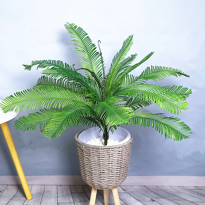 Generic 4570CM Large Artificial Green Plants Plastic Wrought Iron Tree