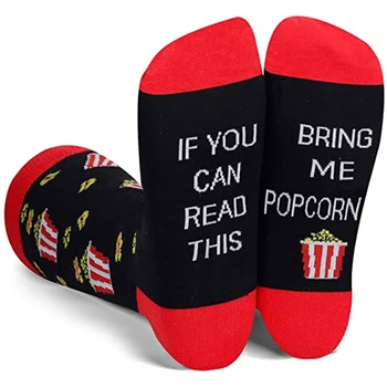 Unisex If You Can Read This Crew Socks Funny Tacos Sushi Popcorn Patterns Novelty Saying Letters Gifts Cotton Stockings
Unisex If You Can Read This Crew Socks Funny Tacos Sushi Popcorn Patterns Novelty Saying Letters Gifts Cotton Stockings