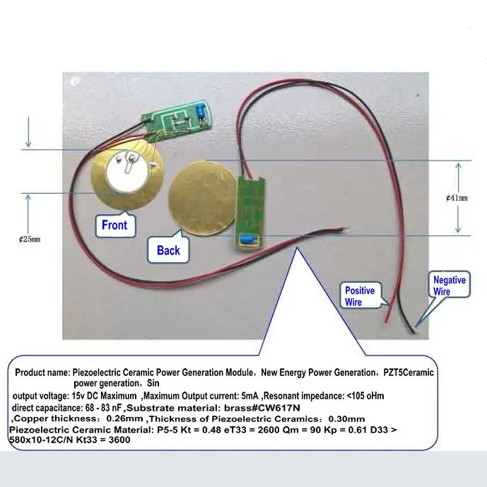 New Energy Ceramic Power Generation Module Single Crystal Power Generation Chip Drive Circuit Board Sound Generation Chip
New Energy Ceramic Power Generation Module Single Crystal Power Generation Chip Drive Circuit Board Sound Generation Chip