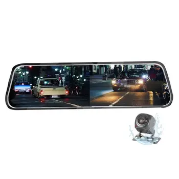 Car Driving Recorder 10 Inch Full Screen Streaming Media Dual Lens Hd Rearview Mirror Reverse Image 1 Set
Car Driving Recorder 10 Inch Full Screen Streaming Media Dual Lens Hd Rearview Mirror Reverse Image 1 Set