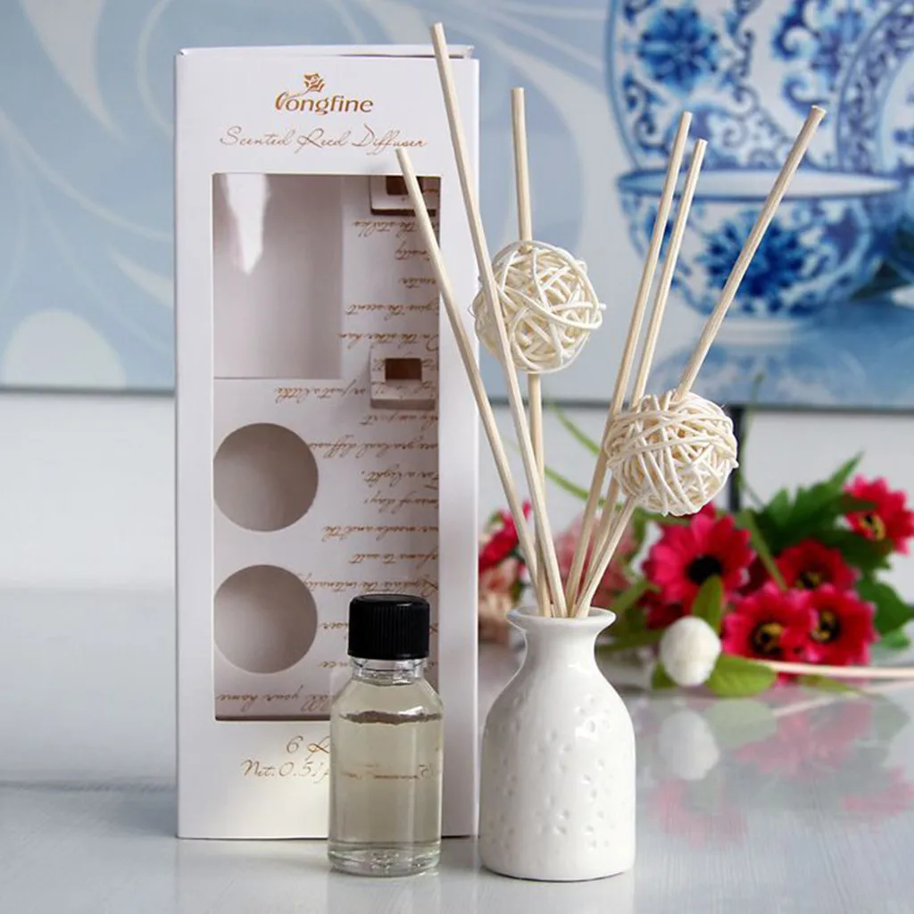 Fragrancea Rattan Aromatherapy Reed Oil Diffusers with Natural Sticks Glass Bottle and Scented Oil 30ML 9PCS Reed Diffuser Sets
Fragrancea Rattan Aromatherapy Reed Oil Diffusers with Natural Sticks Glass Bottle and Scented Oil 30ML 9PCS Reed Diffuser Sets