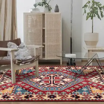 Fashion Retro Geometric Ethnic Style Red Blue Orange Living Room Bedroom Bedside Carpet Floor Mat Customization
Fashion Retro Geometric Ethnic Style Red Blue Orange Living Room Bedroom Bedside Carpet Floor Mat Customization