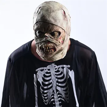 Scary Mask Creative Horrible Realistic Creepy Zombie Mummy Masks for Costumes Masquerade Cosplay Party Props 1PC
Scary Mask Creative Horrible Realistic Creepy Zombie Mummy Masks for Costumes Masquerade Cosplay Party Props 1PC