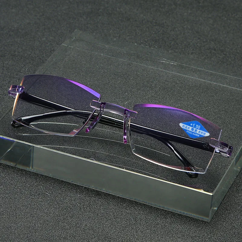 Ultralight Rimless Reading Glasses Women Men Anti Blue Light Computer Reading Presbyopia Glasses for Women +1.5 +2.5 +3.5 +1.0
Ultralight Rimless Reading Glasses Women Men Anti Blue Light Computer Reading Presbyopia Glasses for Women +1.5 +2.5 +3.5 +1.0