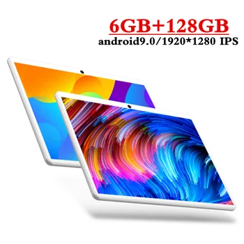 

2020 New Tablet Pc 10.1 inch Android 9.0 Tablets 6GB+128GB 8 Core 3g 4g LTE Phone Call IPS 1920*1280 pc Tablet WiFi GPS Tablet
