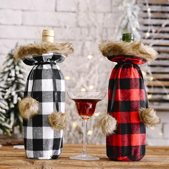 Christmas Wine Bottle Cover Bags Lattice Wine Bottle Cover Gift Bag Christmas Dinner Party Xmas Table Decor Restaurant Layout
Christmas Wine Bottle Cover Bags Lattice Wine Bottle Cover Gift Bag Christmas Dinner Party Xmas Table Decor Restaurant Layout