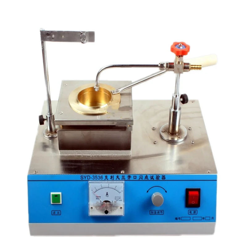 Asphalt Cleveland Flash Point Apparatus SYD-3536 Asphalt Ignition Point Tester Open Flash Experiment Machine
Asphalt Cleveland Flash Point Apparatus SYD-3536 Asphalt Ignition Point Tester Open Flash Experiment Machine