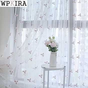 Pastoral Floral Sheer Curtain for Living Room Tulle Embroidery Voile Curtain for Bedroom Mesh Fabric Window Drape S435#40
Pastoral Floral Sheer Curtain for Living Room Tulle Embroidery Voile Curtain for Bedroom Mesh Fabric Window Drape S435#40