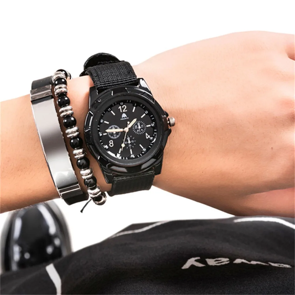 Mens Watch Movement Military Dial Fashion Quartz Wristwatch Luxury Male Nylon Strap Watches Men Clock Top Brand Montre Homme@5
Mens Watch Movement Military Dial Fashion Quartz Wristwatch Luxury Male Nylon Strap Watches Men Clock Top Brand Montre Homme@5