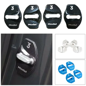 For Tesla Model 3 2018 2019 2020 Door Lock Buckle Protection Decorative Cover Trims Car Accessories 4Pcs/Set
For Tesla Model 3 2018 2019 2020 Door Lock Buckle Protection Decorative Cover Trims Car Accessories 4Pcs/Set