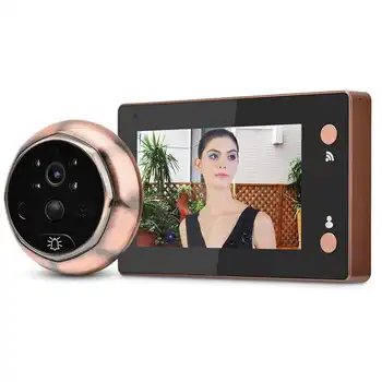 doorbell camera 4.3in 720P HD WIFI Door Viewer Camera Monitor Video Doorbell Kit Motion Detection Night Vision mirilla digital
doorbell camera 4.3in 720P HD WIFI Door Viewer Camera Monitor Video Doorbell Kit Motion Detection Night Vision mirilla digital