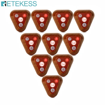 Retekess Wireless Call System 10pcs Call Transmitter Buttons For Restaurant Customer Service Call Waiter F3286F
Retekess Wireless Call System 10pcs Call Transmitter Buttons For Restaurant Customer Service Call Waiter F3286F