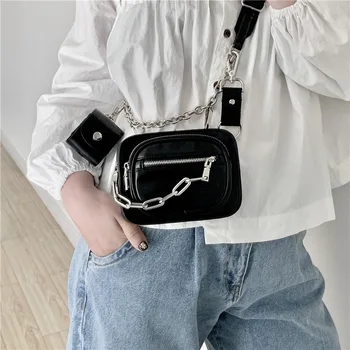 Luxury Women Totes ins hot style metal chain shoulder Messenger bag bike wallet bag coin purse Fashion chest pack Strap Clutch
Luxury Women Totes ins hot style metal chain shoulder Messenger bag bike wallet bag coin purse Fashion chest pack Strap Clutch