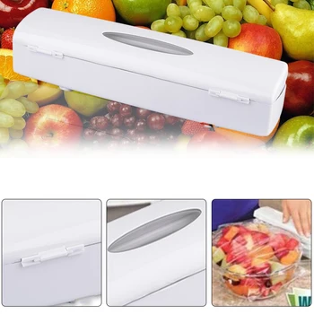 Plastic Wrap Dispenser With Cutter Holders High Quality Cling Wrap Parchment Paper Cutter
Plastic Wrap Dispenser With Cutter Holders High Quality Cling Wrap Parchment Paper Cutter