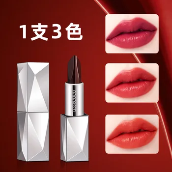 Blasting in same matte black both sides drill three color lipstick lasting makeup a 3 color moist lipstick
Blasting in same matte black both sides drill three color lipstick lasting makeup a 3 color moist lipstick