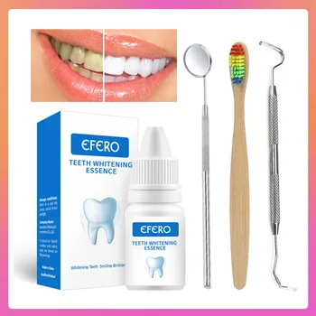 Bleaching Teeth Whitening Essence Cleaning Teeth Serum Removes Plaque Stains Teeth Essence Care Dental Tools with Toothbrush
Bleaching Teeth Whitening Essence Cleaning Teeth Serum Removes Plaque Stains Teeth Essence Care Dental Tools with Toothbrush