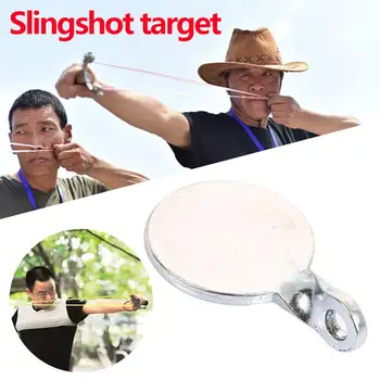 Metal Target Practical Durable Silver 3/4cm Stretching Wrist Camp Shooting Range Hunting Bow Hunter Metal Catapult Target
Metal Target Practical Durable Silver 3/4cm Stretching Wrist Camp Shooting Range Hunting Bow Hunter Metal Catapult Target