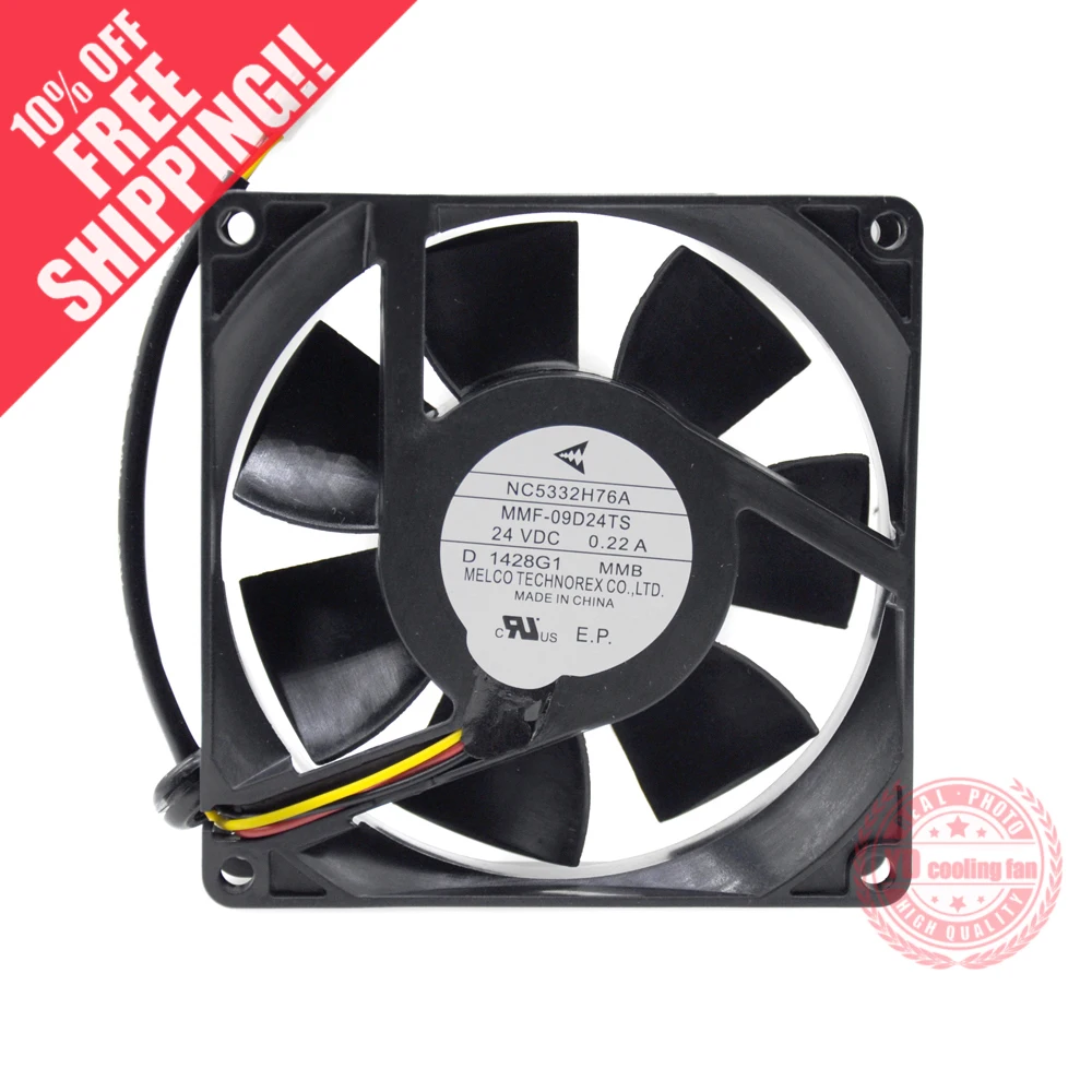 Новый MELCO для Mitsubishi servo NC5332H76A MMF-09D24TS-MMB Вентилятор охлаждения
Новый MELCO для Mitsubishi servo NC5332H76A MMF-09D24TS-MMB Вентилятор охлаждения