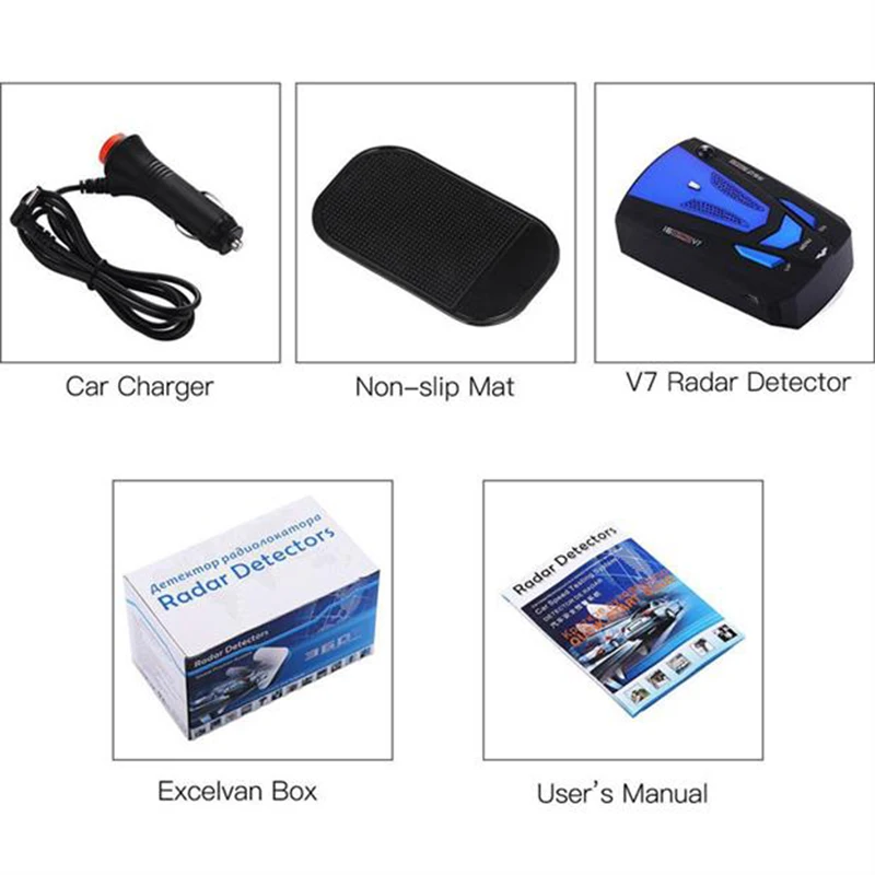 Car Radar Detector Vehicle Radar Detector 360 Degree Anti Radars Auto Speed Voice Alert Alarm Warning 16 Band LED Display
Car Radar Detector Vehicle Radar Detector 360 Degree Anti Radars Auto Speed Voice Alert Alarm Warning 16 Band LED Display