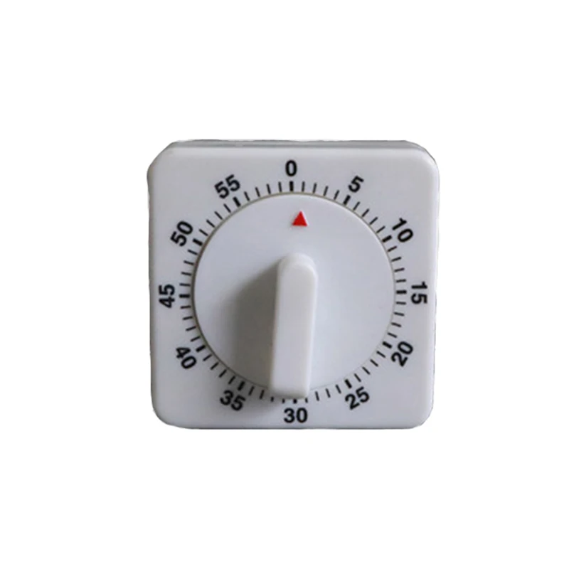 60 Minutes White Square Kitchen Timer Count Down Alarm Reminder Mechanical Timer for Kitchen
60 Minutes White Square Kitchen Timer Count Down Alarm Reminder Mechanical Timer for Kitchen