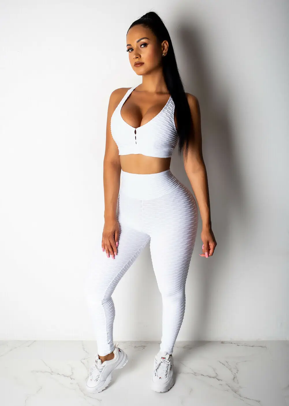 Brand New Women Fitness Sport Set Female Girls Solid Color Casual Running Tank Long Pants Gym Workout Tights Tracksuits Outfits 
Brand New Women Fitness Sport Set Female Girls Solid Color Casual Running Tank Long Pants Gym Workout Tights Tracksuits Outfits