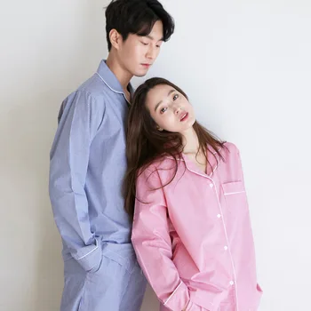 Luxury Elegant Simple 2 Piece Men Women Matching Couple Pajamas Set Long Sleeve Plaid Cotton Pyjamas Winter Homewear Suit 191205
Luxury Elegant Simple 2 Piece Men Women Matching Couple Pajamas Set Long Sleeve Plaid Cotton Pyjamas Winter Homewear Suit 191205