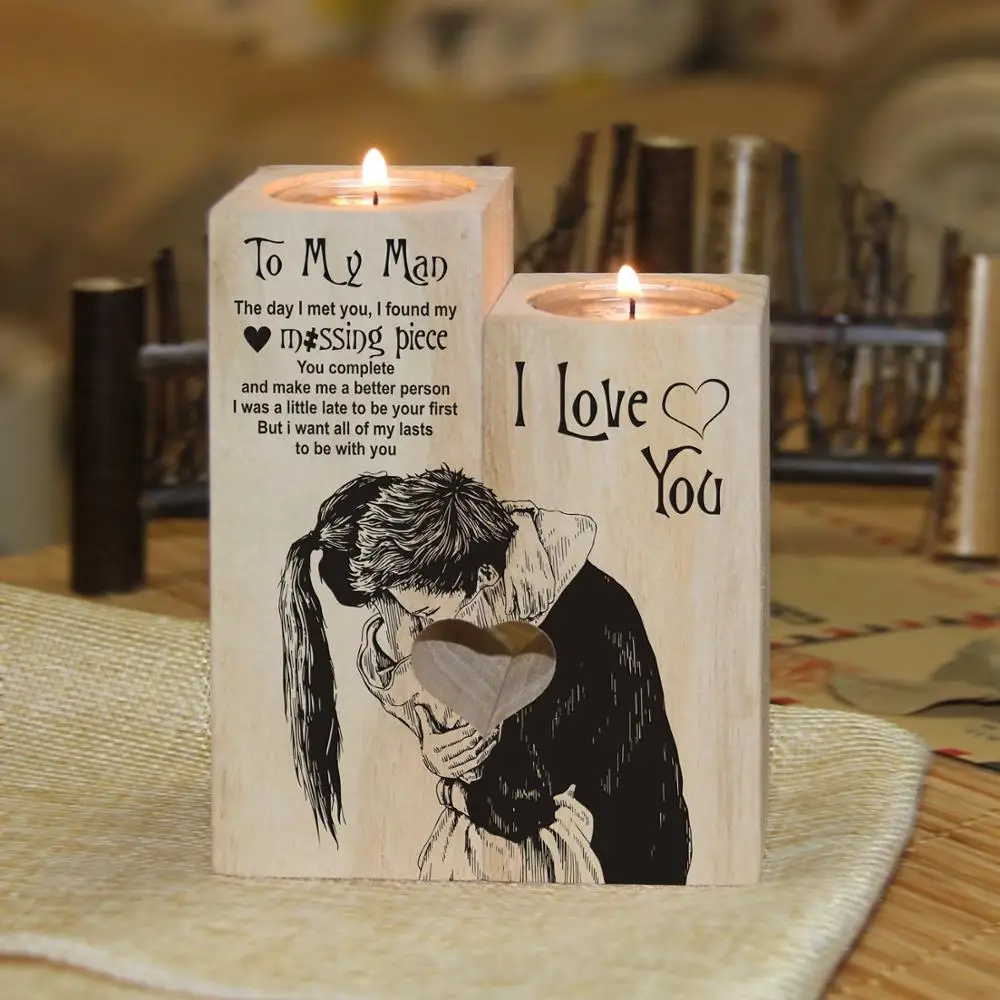 Give your a special gift! From wife to husband I love you I pair candlesticks with love messages to gifts
Give your a special gift! From wife to husband I love you I pair candlesticks with love messages to gifts