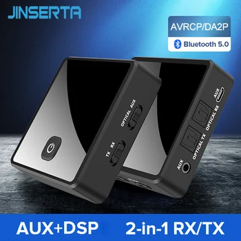 JINSERTA Bluetooth 5.0 Receiver Transmitter DA2P Adapter for TV Headphone Optical 3.5mm DSP Bluetooth AUX Audio Adapter
JINSERTA Bluetooth 5.0 Receiver Transmitter DA2P Adapter for TV Headphone Optical 3.5mm DSP Bluetooth AUX Audio Adapter